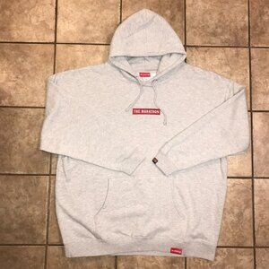 The Marathon Clothing TMC Marathon Bar Fleece Hoodie-Gray-Size 5XL
